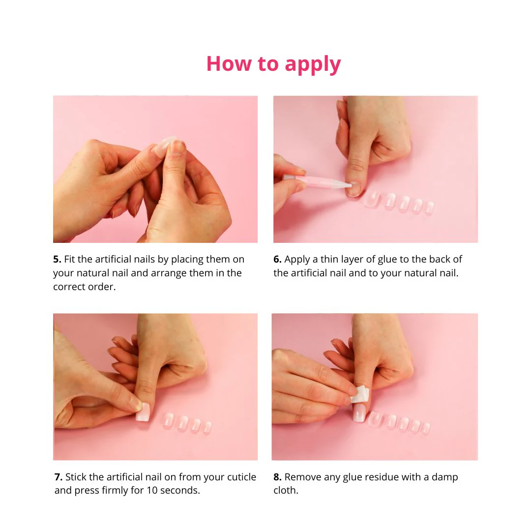 24 pcs Press On Nails Polka Dots - Image 7