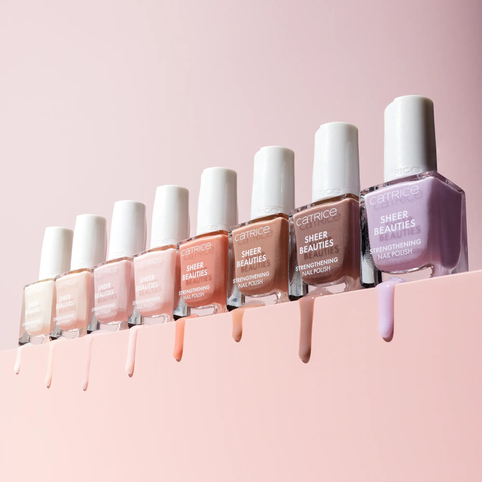 Sheer Beauties Strengthening Nail Polish 010 Milky Not Guilty - Image 5