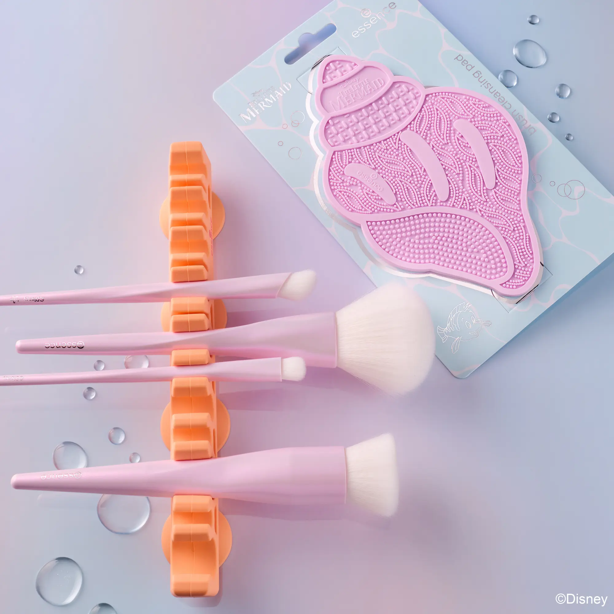 X Disney The Little Mermaid Brush Cleansing Pad Shell We Swim? - Image 2