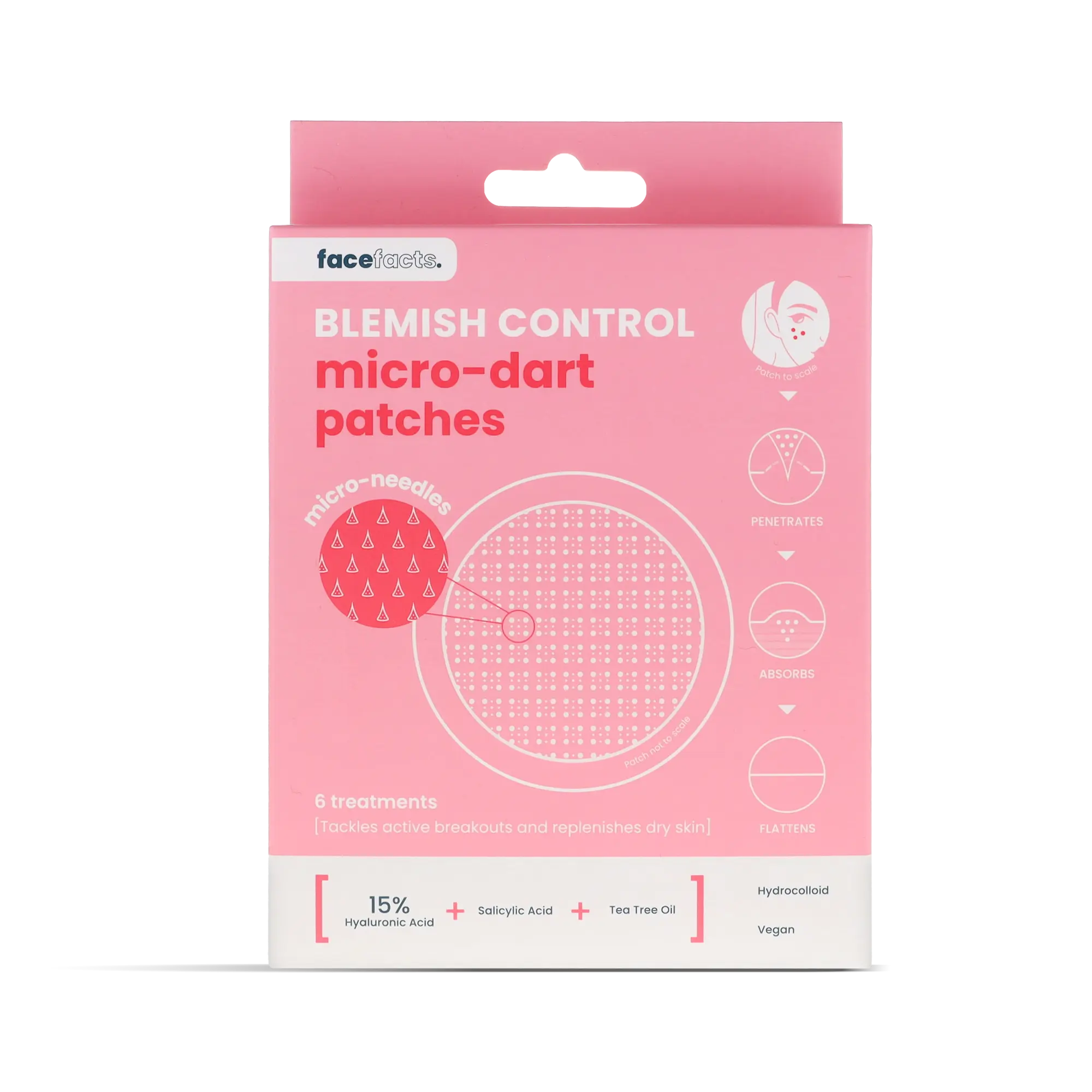 Micro-Dart Patches Blemish Control