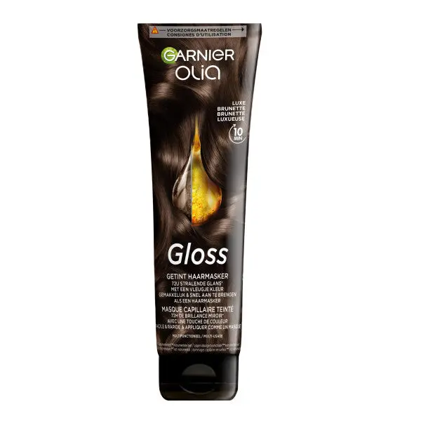 Olia Gloss Colored Hair Mask Smokey Brown