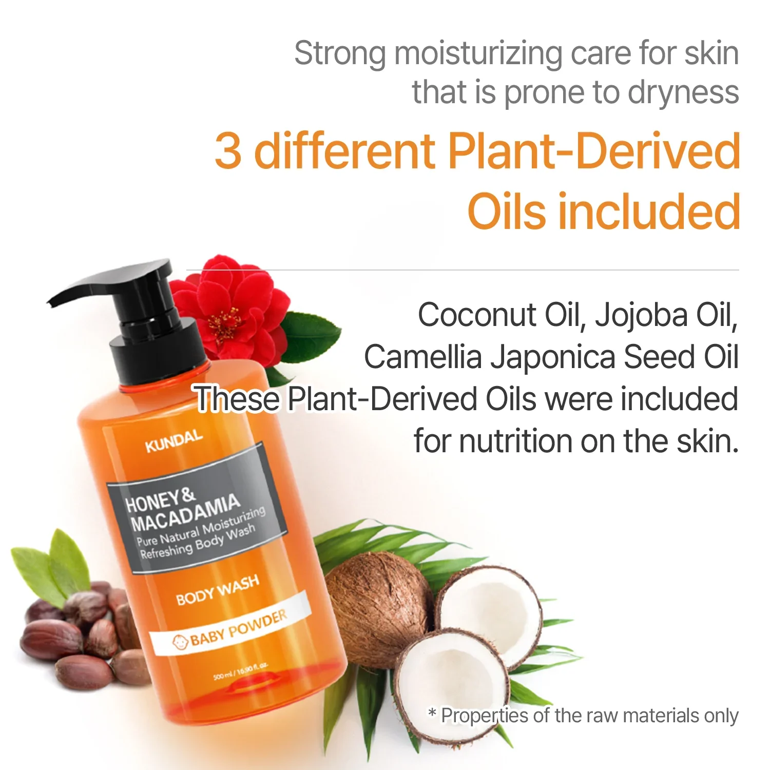 Honey & Macadamia Pure Body Wash Amber Vanilla - Image 4