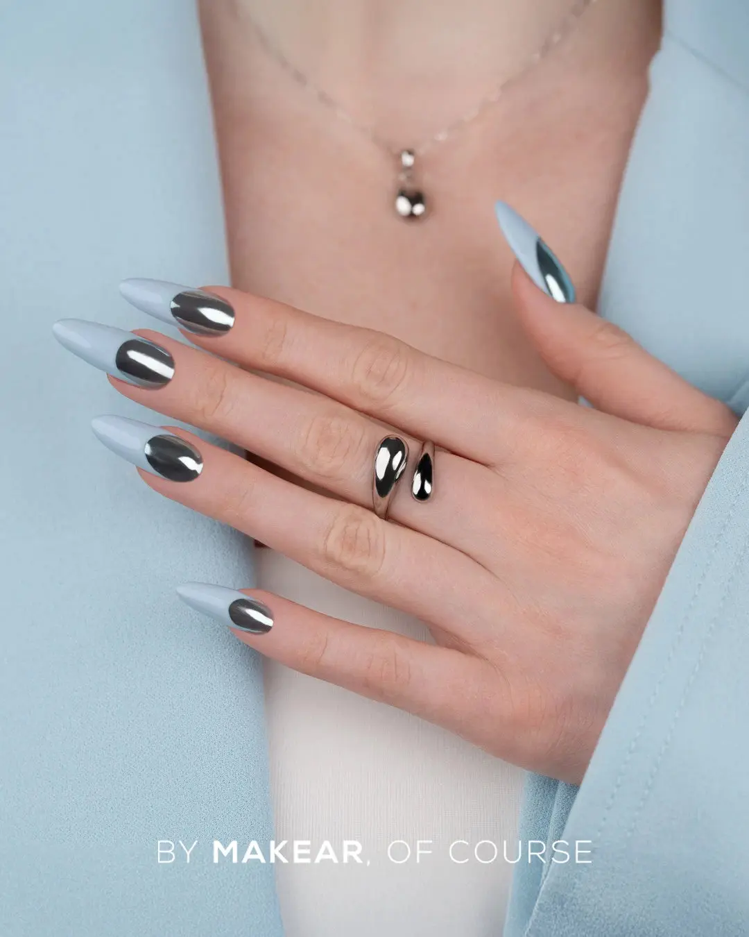 Liquid Effect Nail Dust Chrome SFX Blue - Image 2