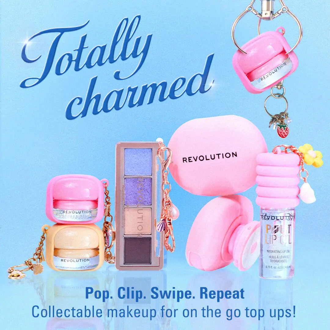Pout Lip Oil Lychee Clear With Pink Charm - Image 3