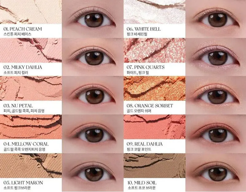 Romand Better Than Palette 08 Peach - Image 3