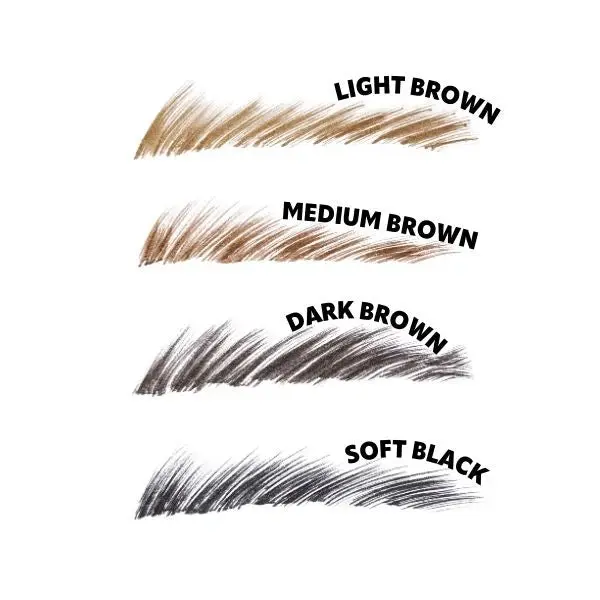 Fluffer Brow Brush Natural Brow Pen Medium Brown - Image 2