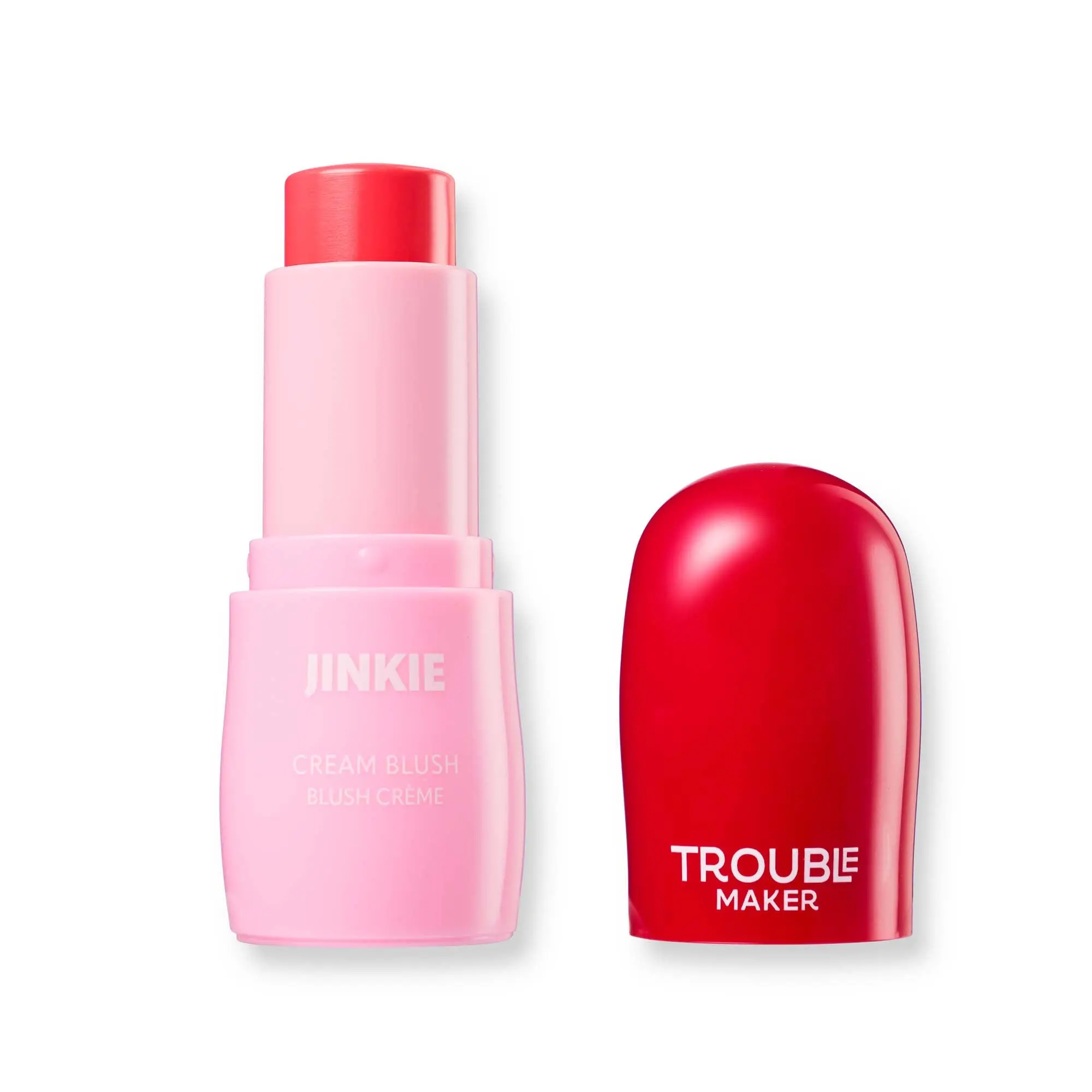 Jinkie Stick Cream Blush Cheer Up Hot Pink