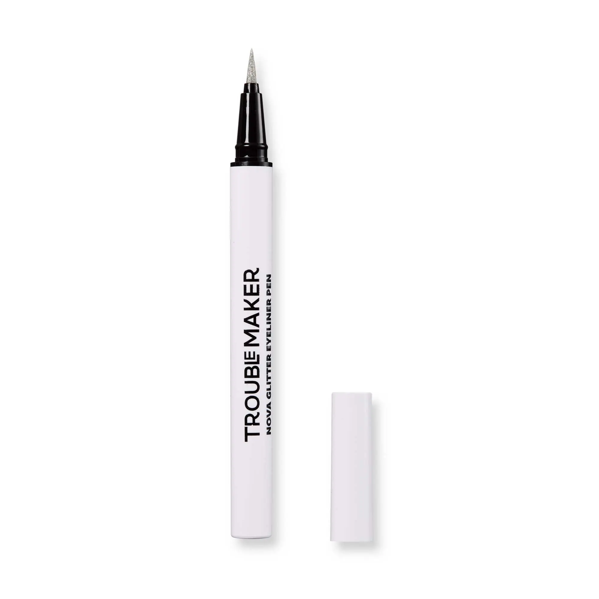 Nova Glitter Liquid Eyeliner Pen Circuit Breaker Silver