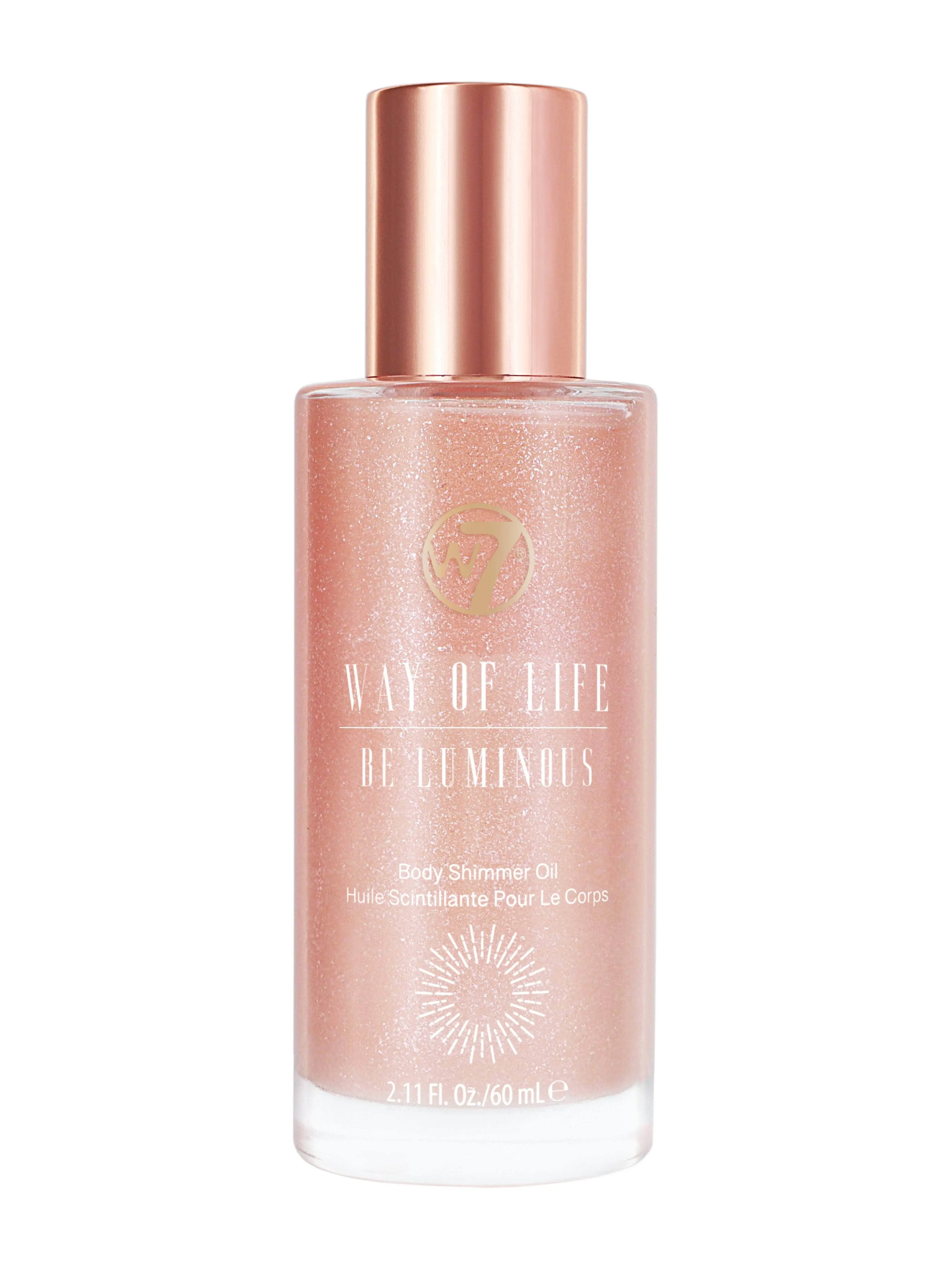 Way Of Life Body Shimmer Oil Be Luminous Pink